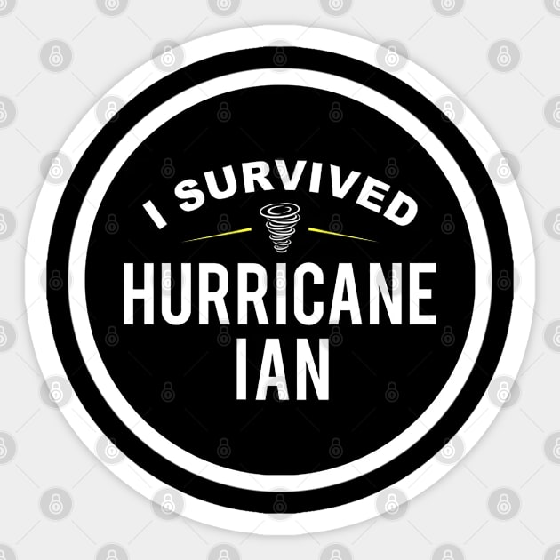 Hurricane Ian Survivor Sticker by La Reina Creole